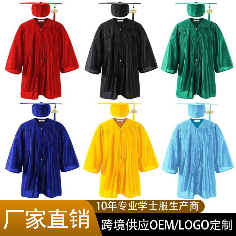 Выпускная одежда 2025 года, европейская и американская вязаная академическая одежда, костюм для детей детского сада, костюм для начальной школы, одежда для выступлений и фотосессий