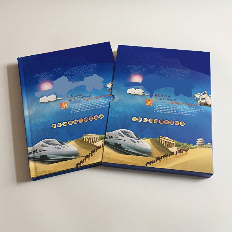 One Belt and One Road 66 Countries Coins and Foreign Currency Stamps Collection Commemorative Album Insurance Bank Sales Casual Gift Album