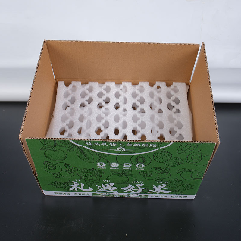 Universal Fruit Tray Series Gift Box Carton Pearl Cotton Express Box Express Box Packaging Wholesale