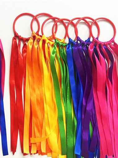 Цветная лента для танцев Amazon Rainbow Hand Kite игрушка реквизит