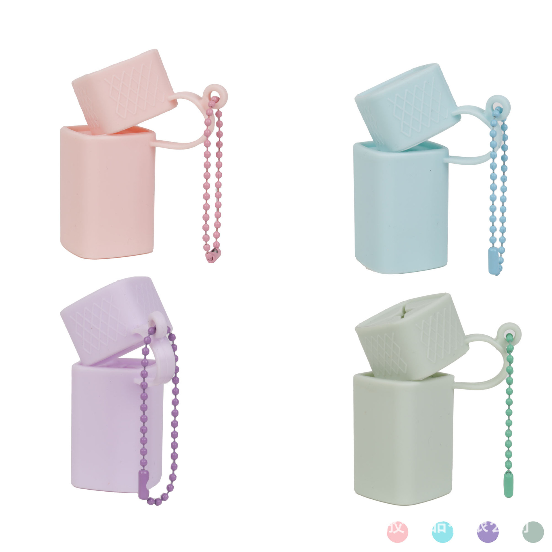 Cross-border lipstick cover lipstick holder lipstick keychain lipstick holder lipstick cover lipstick storage portable protective cover