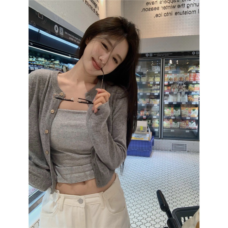 Round Neck Sweater Women's Autumn 2023 Soft Skin-friendly Comfortable All-match Loose Slim-fit Long Sleeve Top