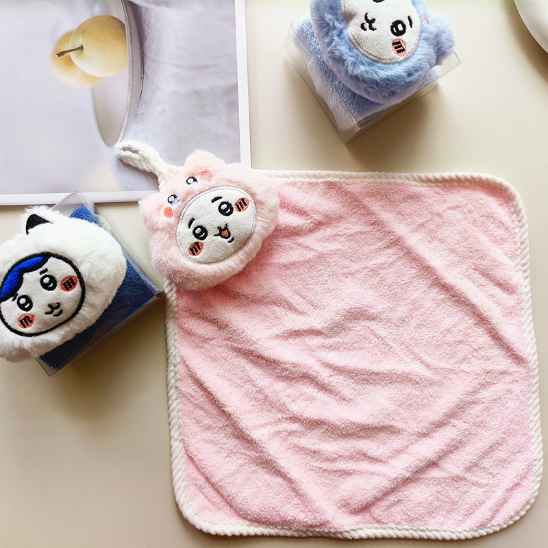 Cartoon Chiikawa Xiaoba Usachi Towel Jiikawa Square Towel Kidsren's Wedding Return Gift Gift Souvenir