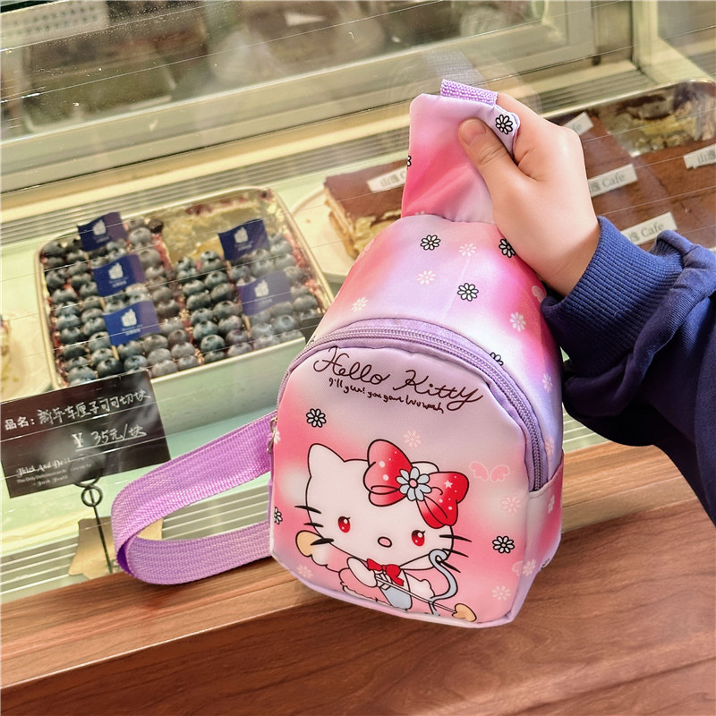 Western style boys and girls chest bag coin purse cute children messenger bag new cartoon coolomi shoulder bag