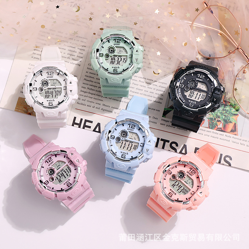 Multifunctional Digital Watch for Men, Unicorn, Junior High School Student, Female Watch, Boy and Girl Sports Alarm Clock, Outdoor Luminous Watch