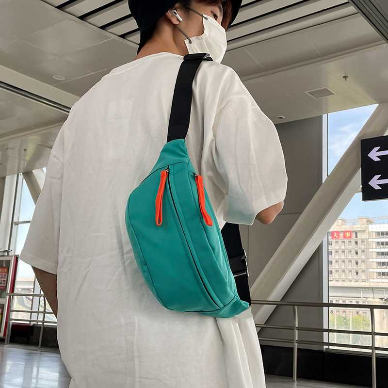 Wholesale Children's Chest Bag Shoulder Bag Trendy Casual Cross-Body Trendy Student Waist Bag Water-Repellent Sports Bag Cross-Body for Women