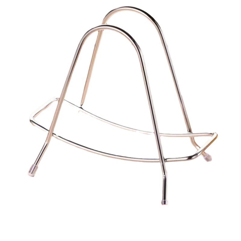 Kitchen Stainless Steel Pot Cover Rack Storage Rack Desktop Household Cutting Board Dish Drain Storage Rack Countertop Cutting Board Rack