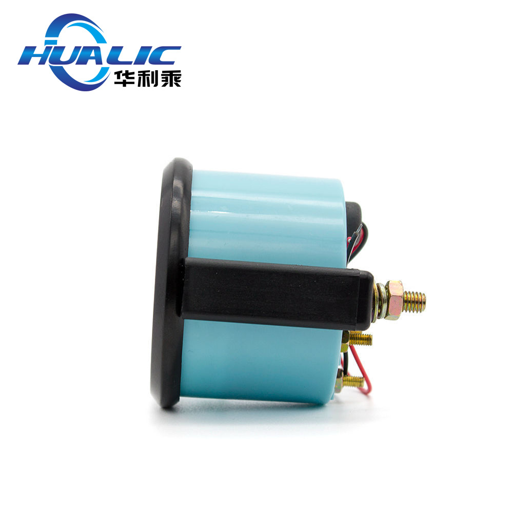 52mm Car Modified Instrument 12V Neutral Voltmeter Black Surface 8-16V Pointer Voltmeter Car Accessories