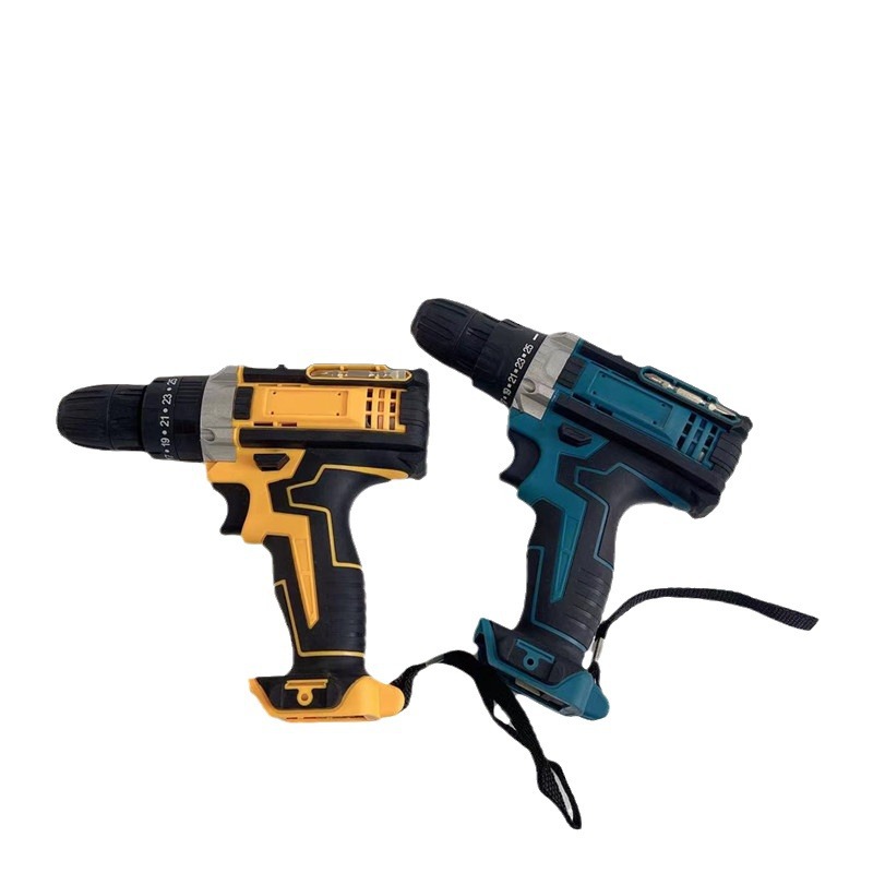 DW 21v lithium battery rechargeable drill 3 function impact drill double speed hand drill multifunctional household electric screwdriver