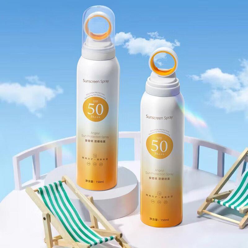 Full Body Spray Spf50+ Anti-Uv Protection Whole Body Universal Cream for Men and Women Official Flagship Store Genuine