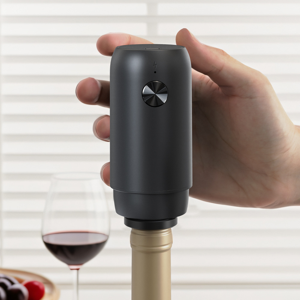 Cross-border new products automatic vacuum red wine plug red wine electric vacuum plug red wine plug electric fresh-keeping plug wholesale