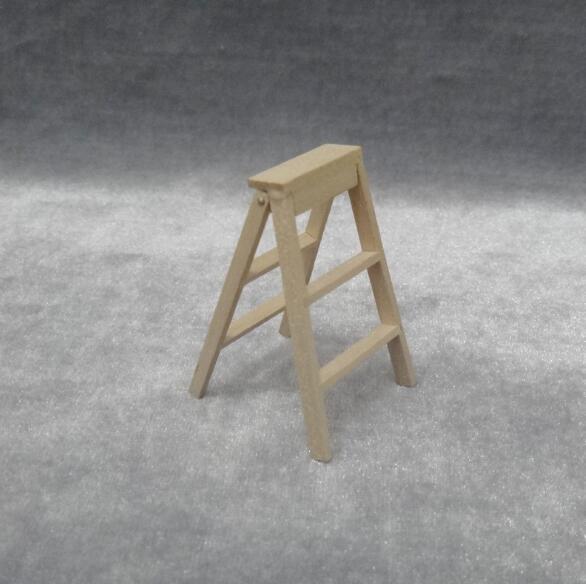 1:12Dollhouse doll house simulation model plain billet small ladder Mini accessories garden decoration
