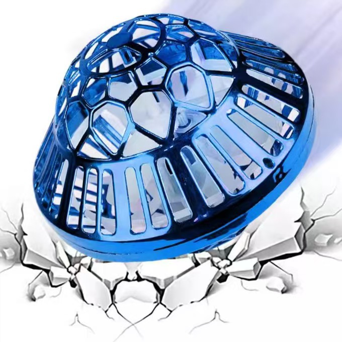 Cross-border explosions UFO flying saucer gyroscopic ball luminous flying suspension ball magic induction whirling flying ball fingertip gyro