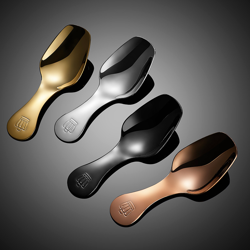 Оптовая ложка из нержавеющей стали 304, короткая ручка, ложка для сахара, мини-ложка, креативная посуда для дома, ложка для мороженого