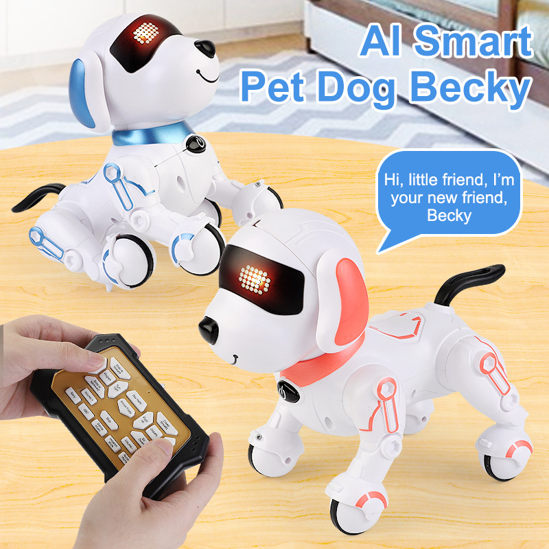 Intelligent robot dog toy programming technology handstand music dancing children remote control electric toy dog children's toy