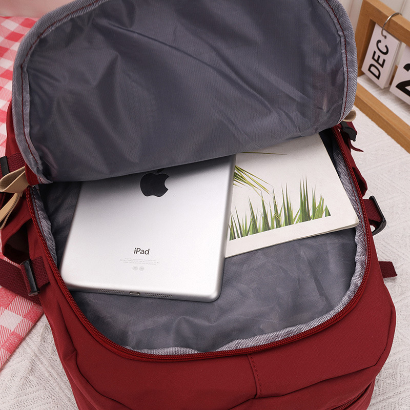 Schoolbag female large capacity male high school junior high school student backpack primary school student 4-6 grade college student backpack