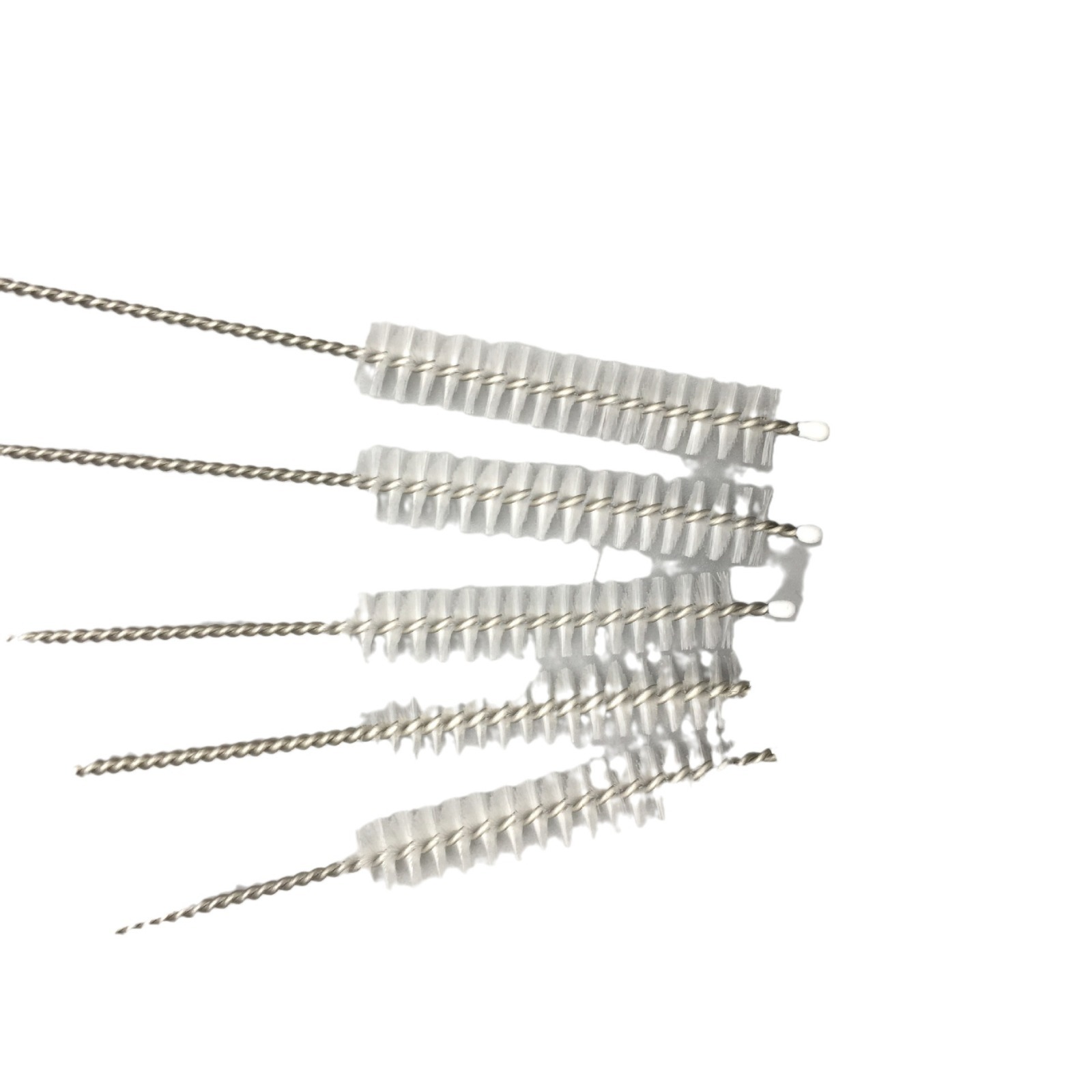 Straw Brush 10mm Nylon Wire Soft Bristle Brush Bristle Cleaning Brush 304 Stainless Steel Wire Environmentally Friendly White Linen Spot Wholesale