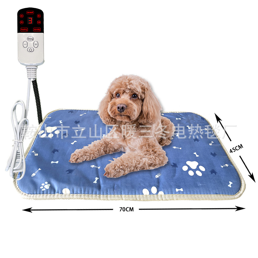 Spot Export Pet Electric Blanket Heating Pad Waterproof 110V European and American Electric Heating Pad Cat and Dog Heater
