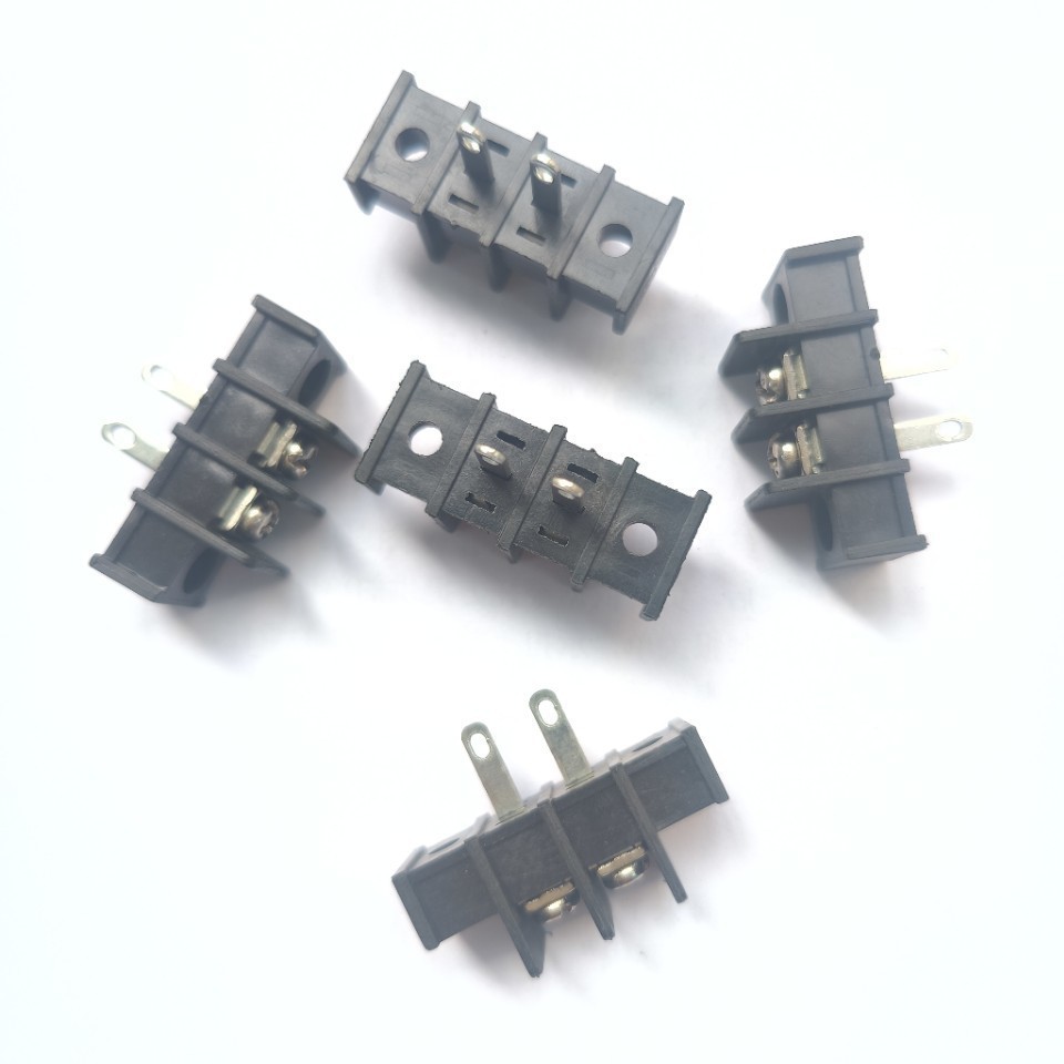 Manufacturer Produces Power Switch Us Standard Fence Terminal Block Dc45Hm-7.62 with Hole Fixed