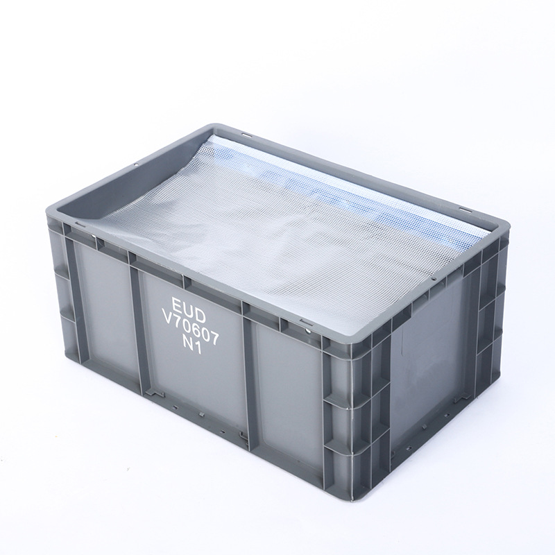 Plastic box gray box EU logistics box reinforced bottom plastic box automotive industry professional plastic box
