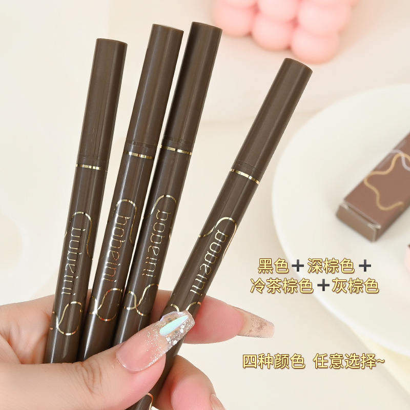 Berbeini slim eyeliner waterproof sweat-proof durable non-blooming novice brown eyeliner pen wholesale
