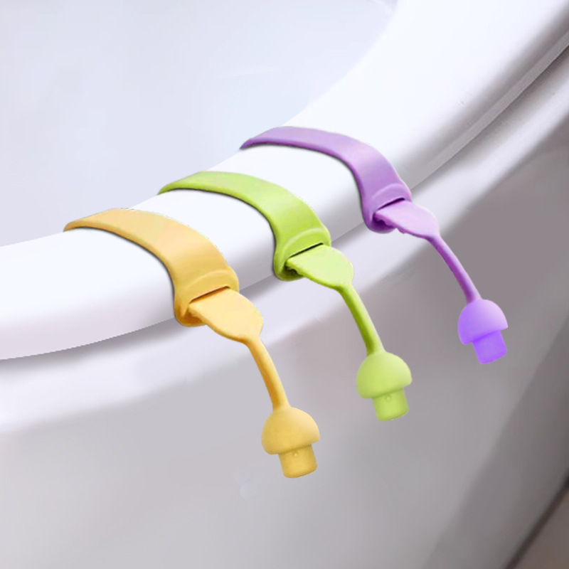 Подъемник для крышки унитаза из силикона, аксессуары, ручка для крышки