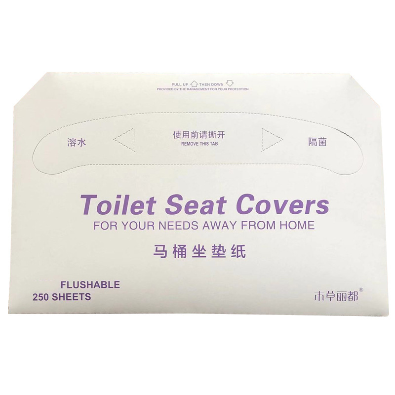 Оптовая поставка бумажных одноразовых сидений для унитаза в наличии, водонепроницаемые, экологически чистые