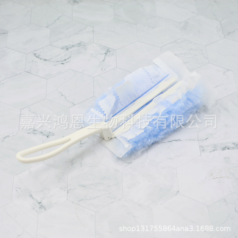 Processing and Customization of Flat 180-Degree Disposable Dust Duster Household Non-Woven Fiber Dust Duster Computer Dust Brush