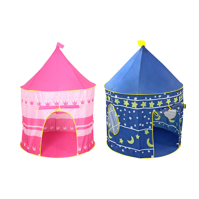 Wholesale Children's Tent Castle Game House Princess Star Moon Yurt Indoor Small House Foldable Tent