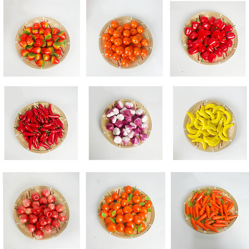 Симуляция мини-яблока и апельсина модель симуляция фруктов и овощей поддельные фруктовые реквизиты аксессуары для декора