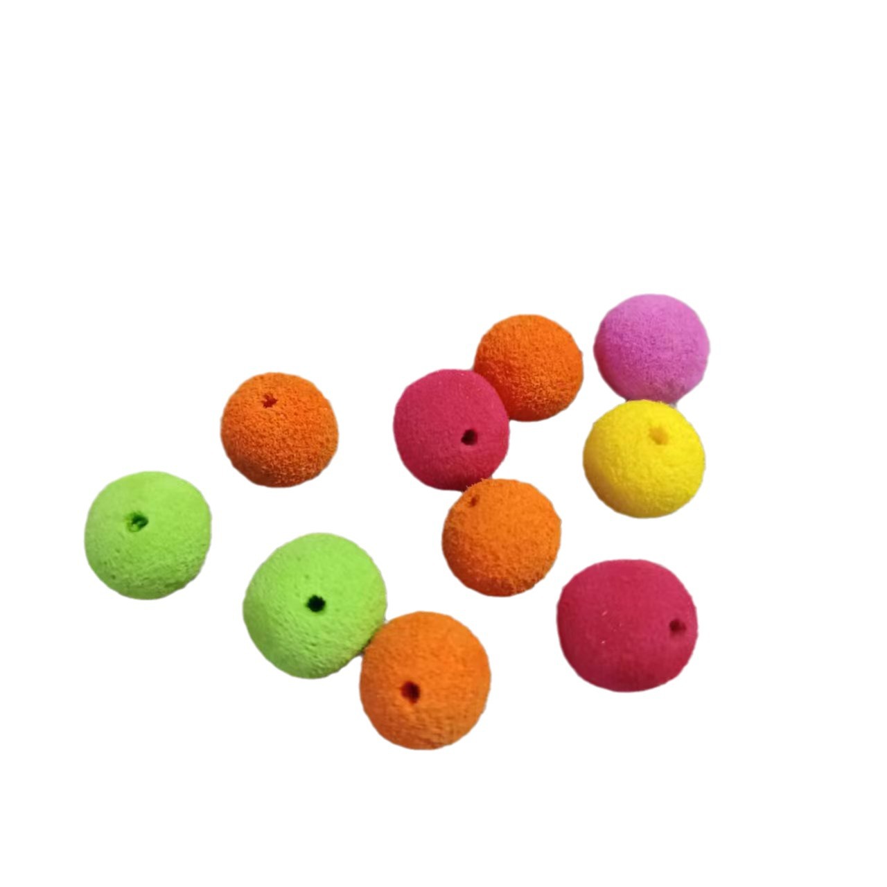 2024 new EVA large buoyancy punch back bottom fishing European carp hook group bead bait fake corn grain bait