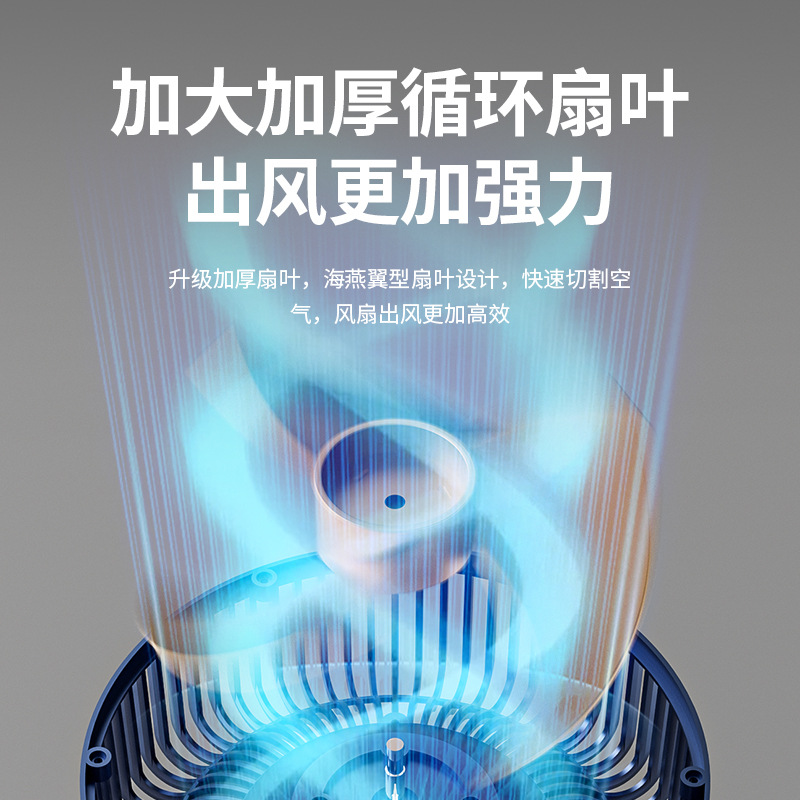 Xianke Air Circulation Fan Electric Fan Household Vertical Floor Fan Large Wind Aluminum Blade Dormitory Light Turbine Fan