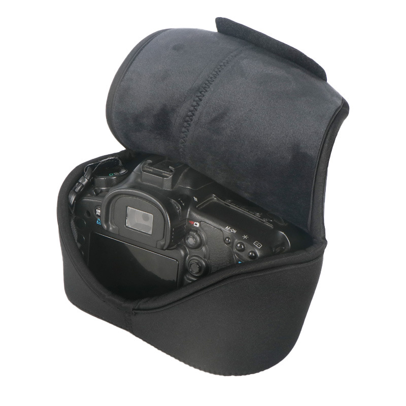 Factory Direct Supply Wholesale Camera Lens Bag Neoprene Black Lens Cover Camera Lens Bag
