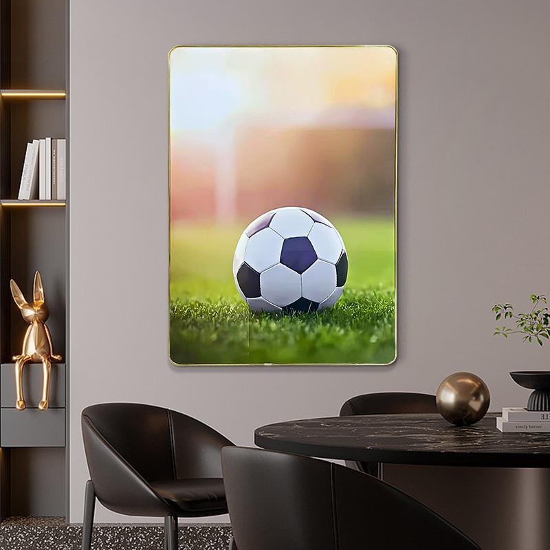 Children's Room Decorative Painting Boy's Bedroom Bedside Background Wall Hanging Painting Football Club Hanging Painting Football 4060
