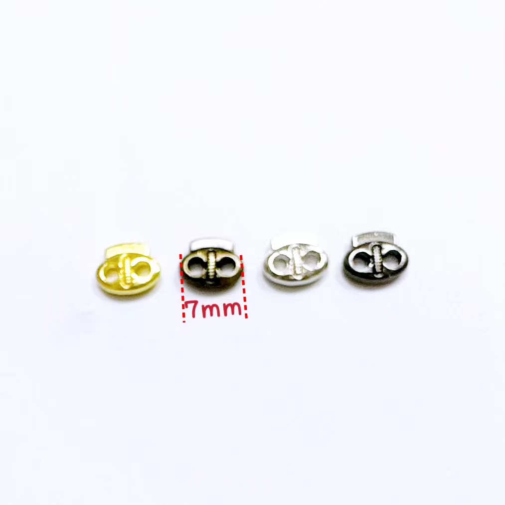 7mm8mm Super Mini Doll Coat Button No Spring Pig Nose Rope Buckle Doll Coat Sweat Charge Garment Accessories