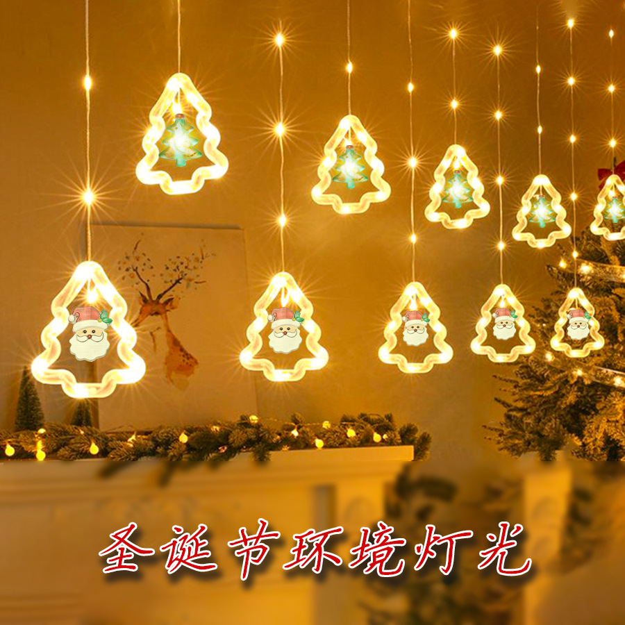 Рождественское украшение, подвеска для елки, олень, рождественский олень, украшение для магазина, праздничные огни