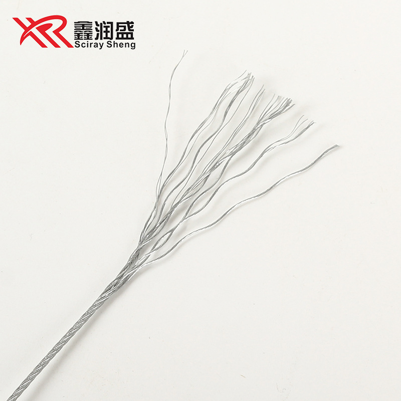 1.2mm Greenhouse Kiwi Special Plastic Coated Galvanized Steel Wire Rope 7*7 Galvanized Steel Wire Rope Processing