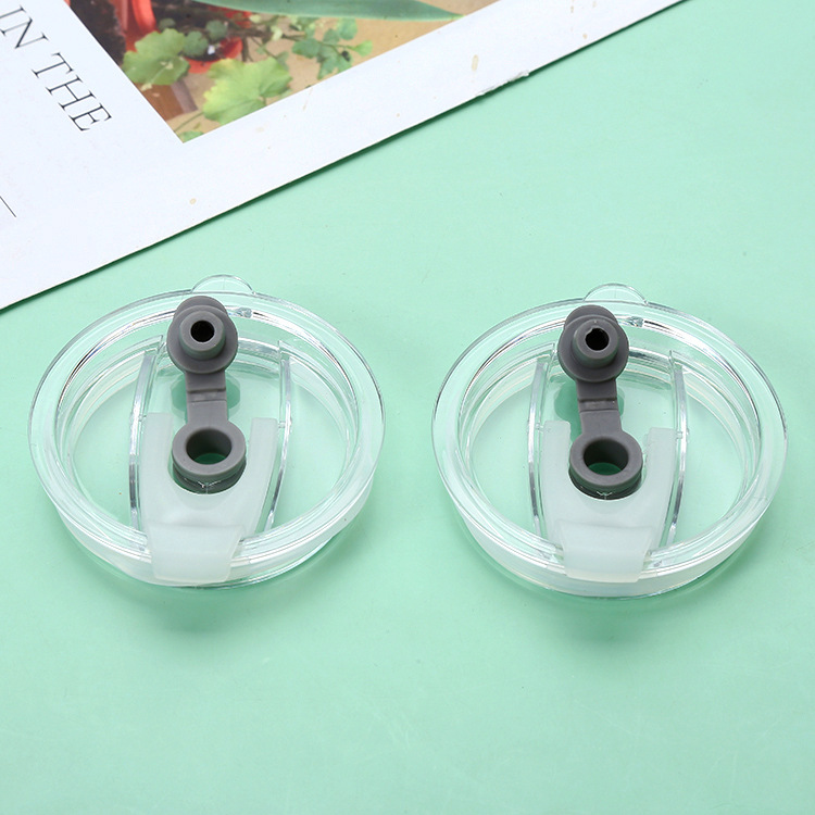 Оптовая крышка для термоса 20oz, детали инжекции, пластиковая крышка с соломкой