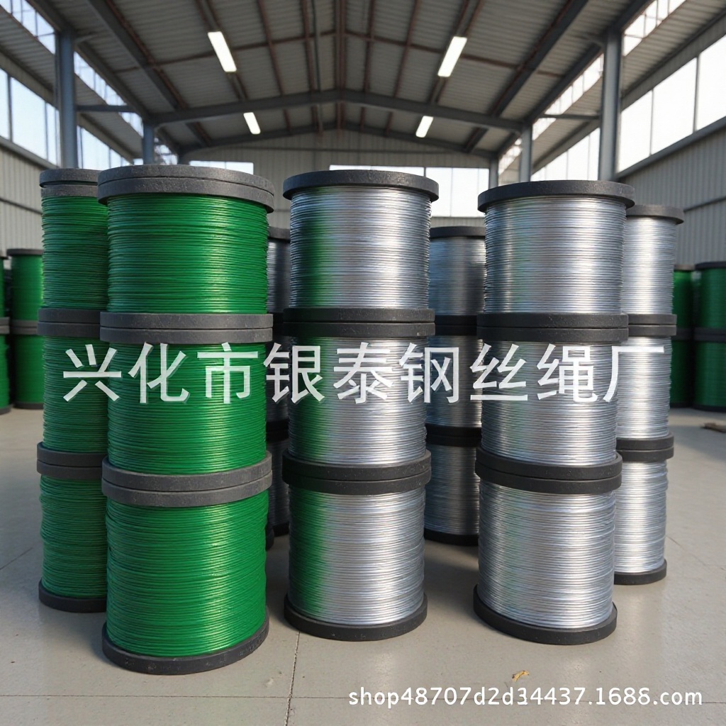 Производитель, индивидуальная обработка стального троса с покрытием из нейлона, нейлоновый трос, пластиковый стальной трос