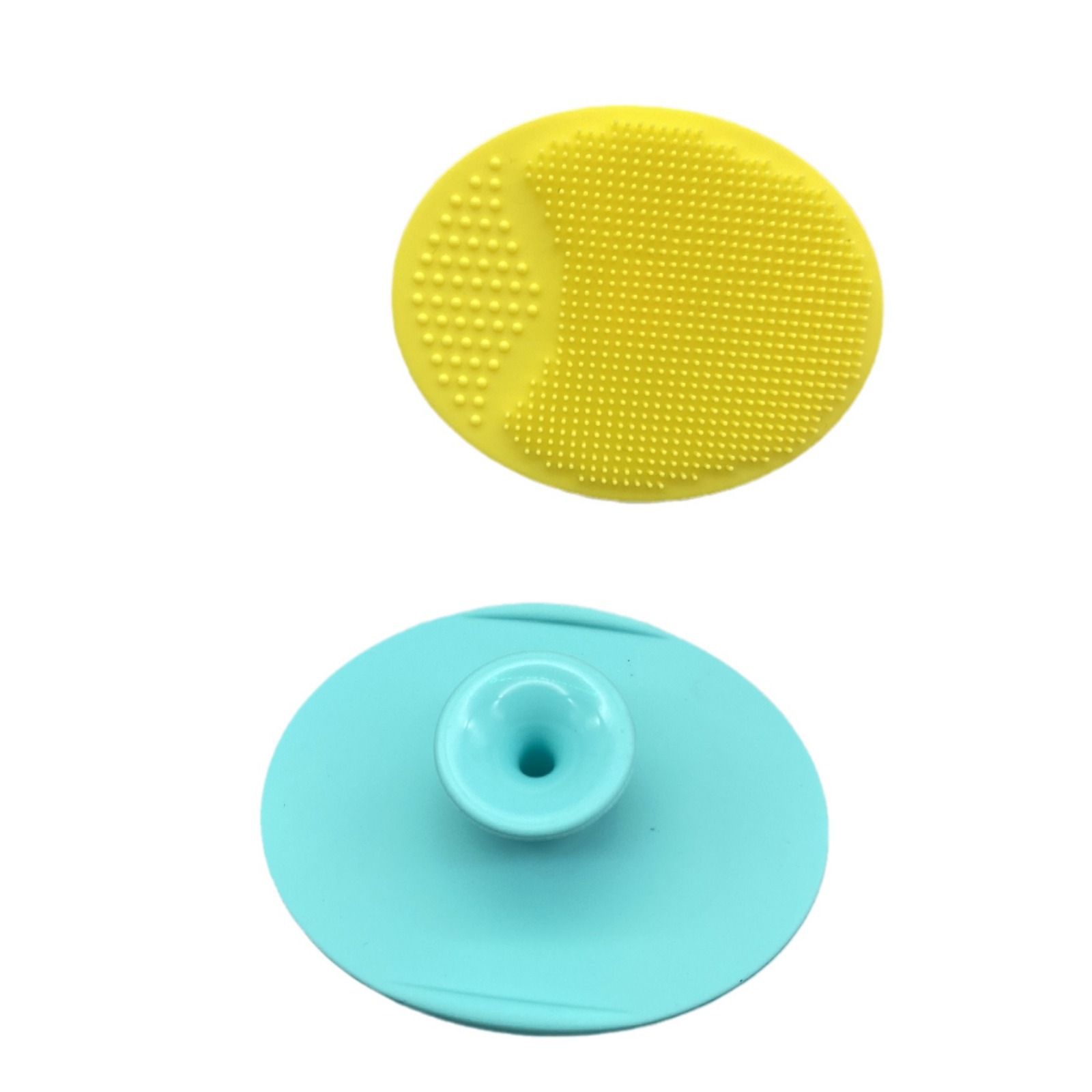 Baby Silicone Shampoo Brush Bath Brush Baby Massage Brush Silicone Oval Face Brush Pore Cleaning Cleansing Brush