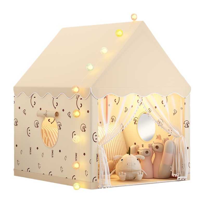 Children's Tent Indoor Girls Boys Castle Small House Dollhouse Princess Dream Bed Game Secret Base