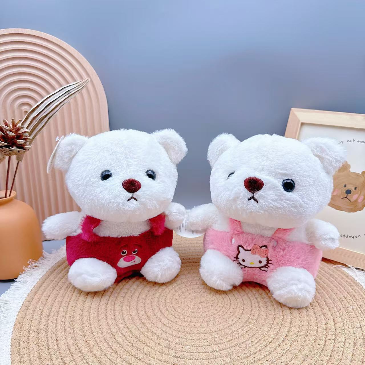 Eight-inch plush toy flow special grab machine doll playground 78-inch clip doll wholesale small gifts