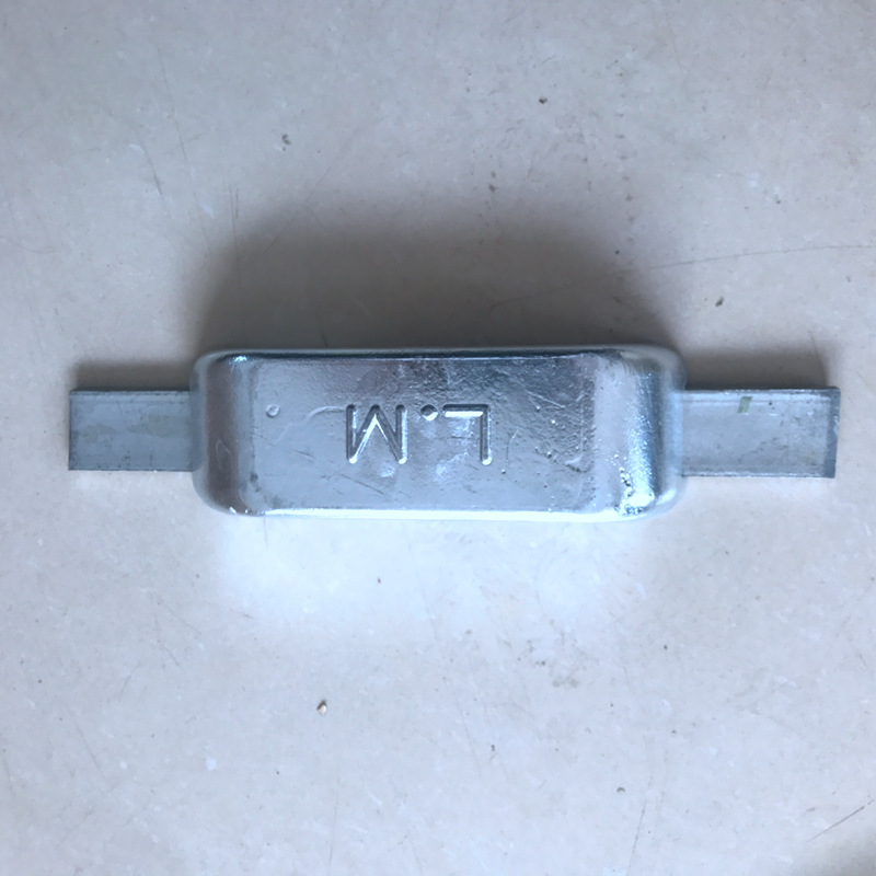 Marine Zinc Anode, Underground Pipeline Welded Zinc Anode, Cathodic Protection Material Bracket Type Sacrificial Anode