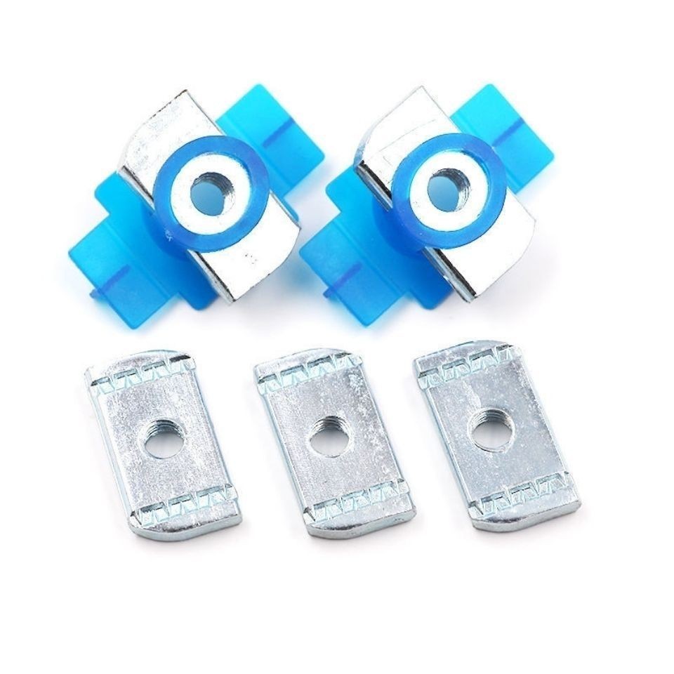 Supply galvanized plastic wing nut photovoltaic bracket diamond nut anti-seismic bracket channel steel lock spring nut