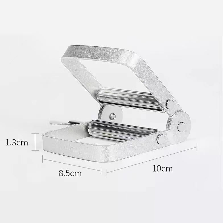 Toothpaste Squeezer Small Sample Squeezer Manual Metal Paste Squeezer Hair Coloring Paste Pigment Toothpaste Stainless Steel