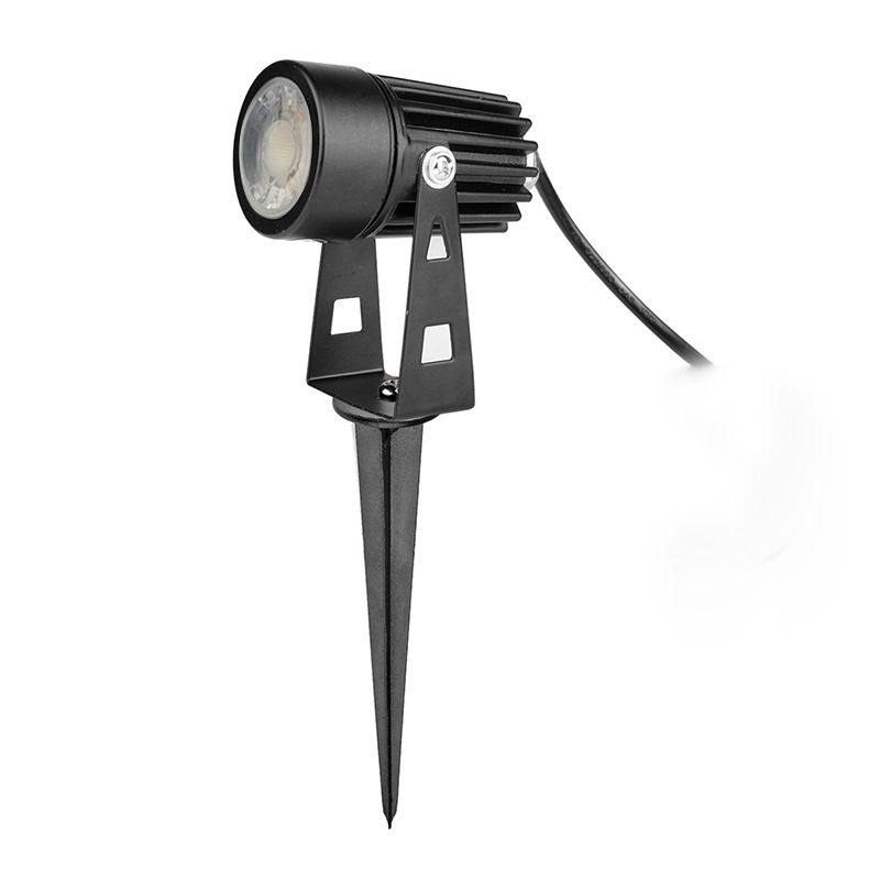 Spotlight Outdoor Tree Light Ground Plug Waterproof Villa Courtyard Light Landscape Light Ground-Mounted Floodlight Lawn Light 220V