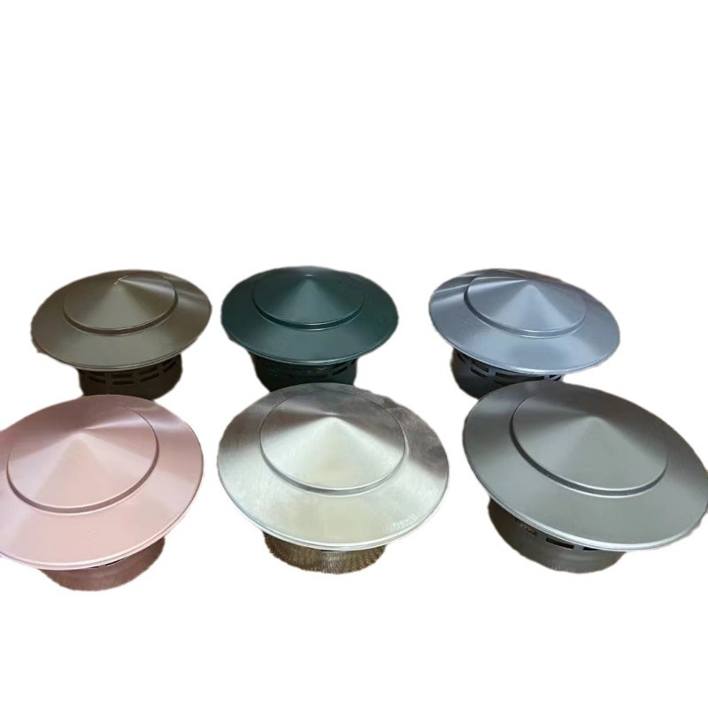 304 stainless steel cigarette holder cap roof unpowered ventilator umbrella-shaped rain-proof mouse-proof firewood stove outdoor cigarette holder cover