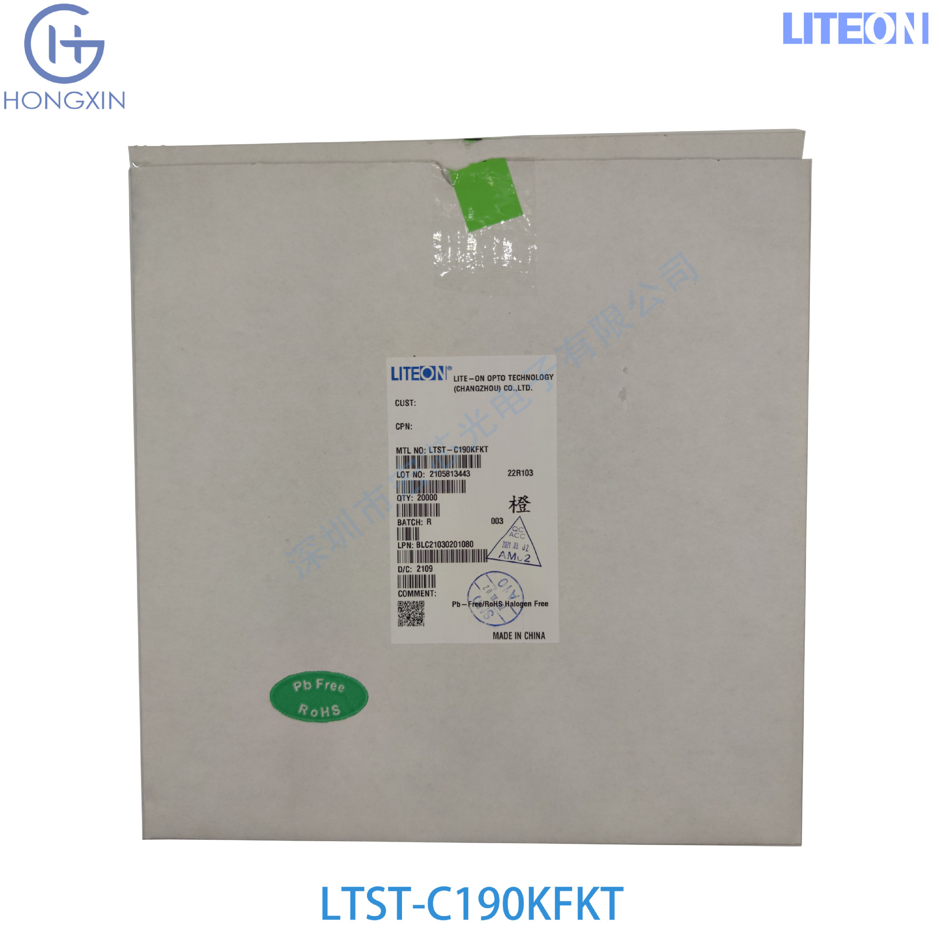 Ltst-C190Kfkt Power Dissipation Power Consumption Power 75Mw Wavelength 605Nm Orange Light