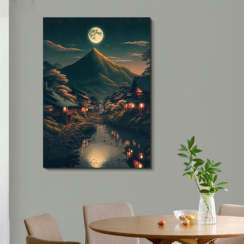 Factory Direct landscape landscape living room decorative painting restaurant niche art canvas painting home decoration spray painting core