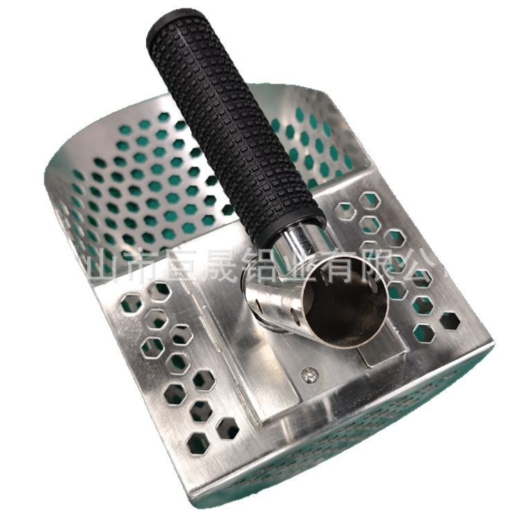 Detachable Handle Thickeneded Compact Gold Mining Shovel New Gold Mining Sand Hourglass Shovel Portable Sea Filtering Stainless Steel Shovel